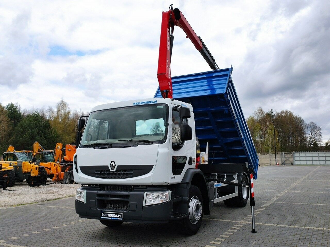 Tipper, Crane truck Renault PREMIUM 18.280: picture 29