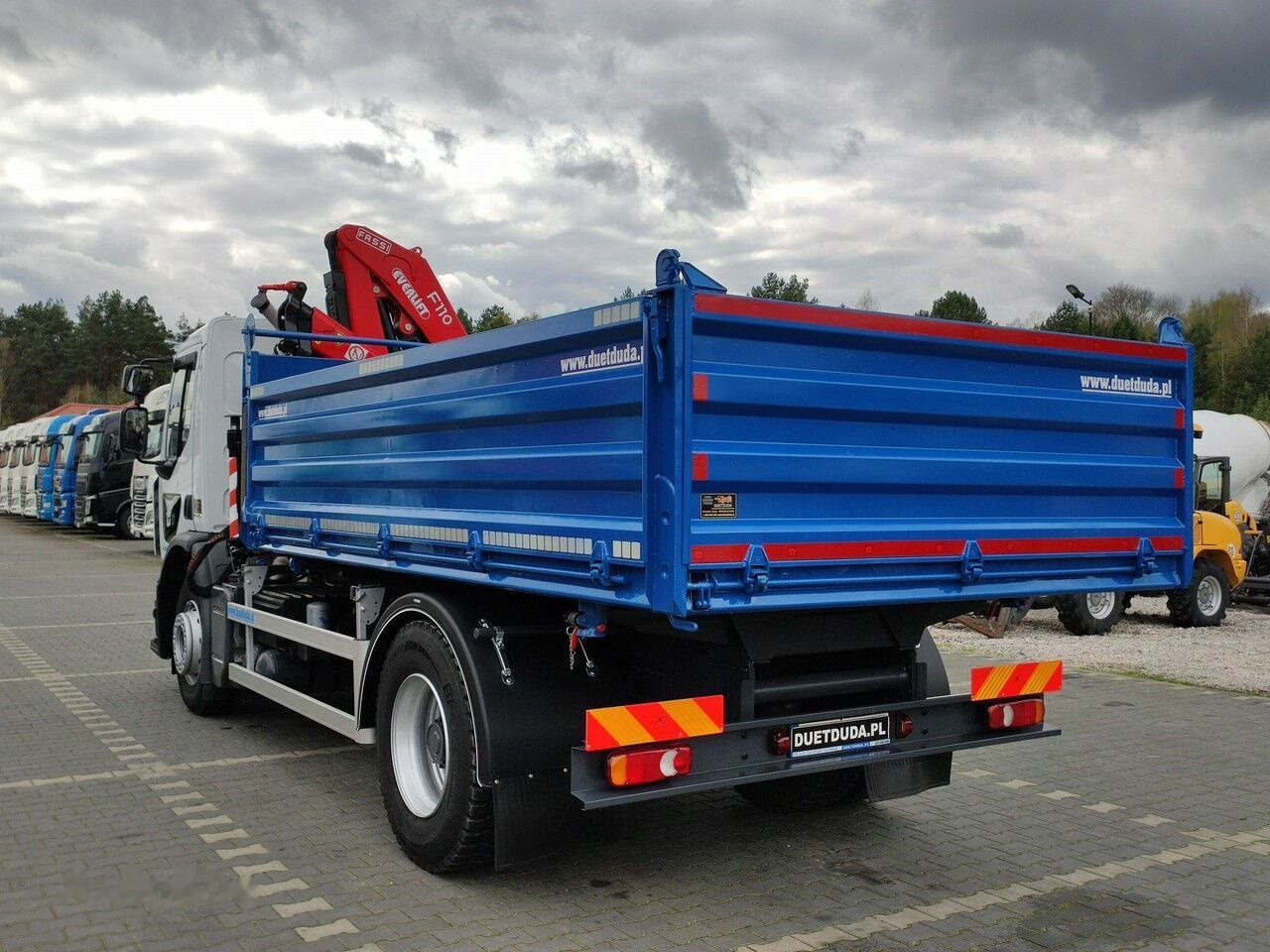 Tipper, Crane truck Renault PREMIUM 18.280: picture 42