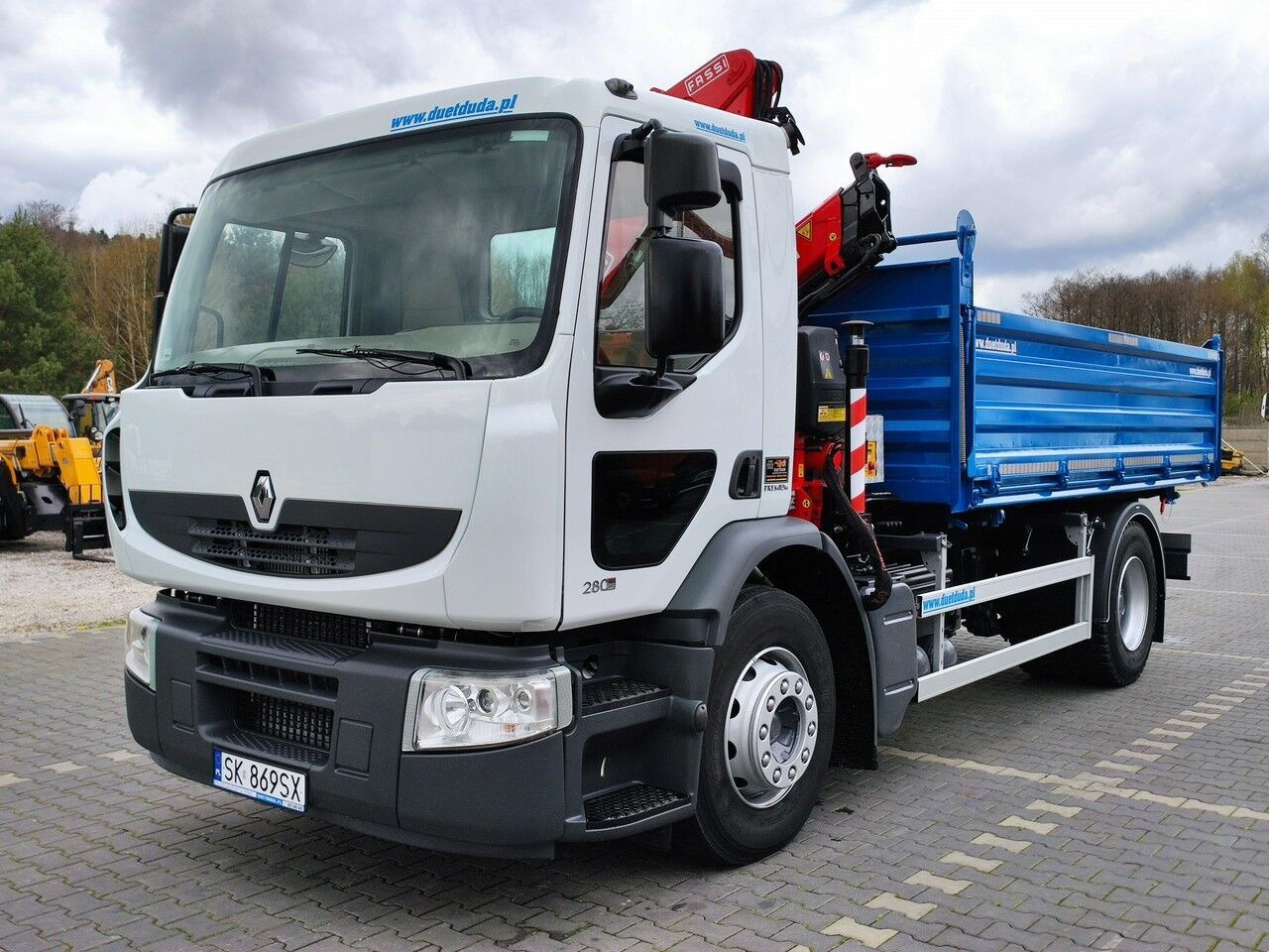 Tipper, Crane truck Renault PREMIUM 18.280: picture 4
