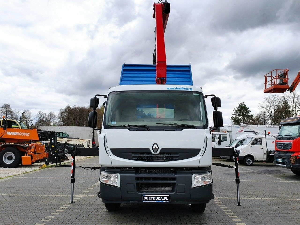 Tipper, Crane truck Renault PREMIUM 18.280: picture 28