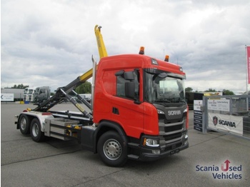 New Hook lift truck SCANIA G 500 B6x2*4NA Abroller Palfinger 20t NTG Lenk Lif: picture 1