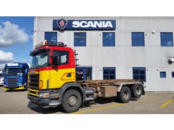 Hook lift truck SCANIA R124: picture 1