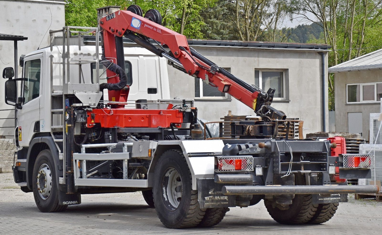 Cab chassis truck, Crane truck Scania P 250 * HMF 635 K2 + FUNK * TOPZUSTAND: picture 7