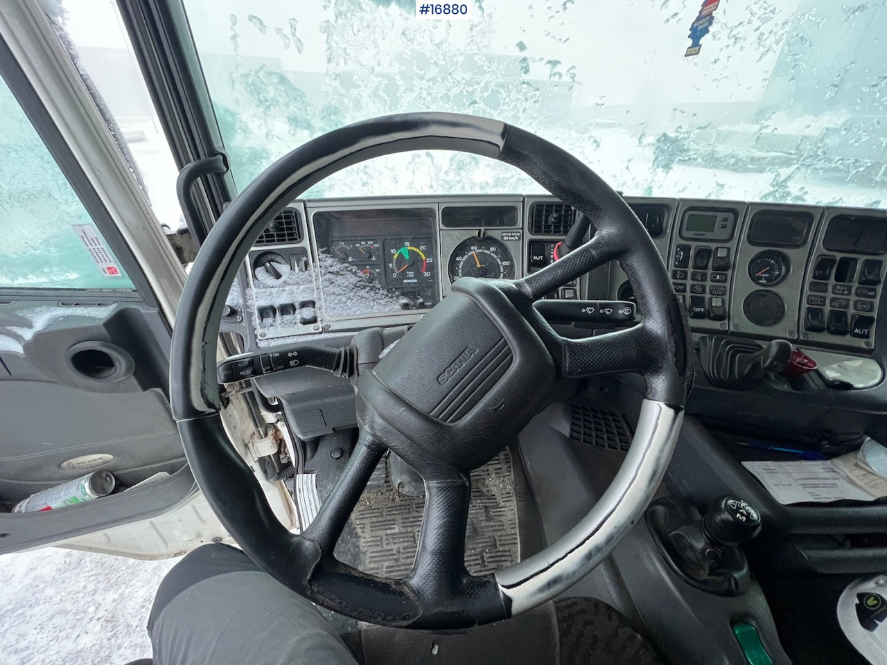 Dropside/ Flatbed truck, Crane truck Scania R124: picture 23