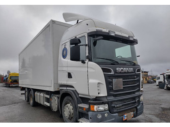 Box truck Scania R500 6x2 sivuauk.kori,pl-nostin: picture 2
