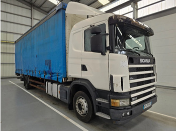 Curtainsider truck Scania R94-260 GB 4x2 / DHOLLANDIA 2000kg: picture 3