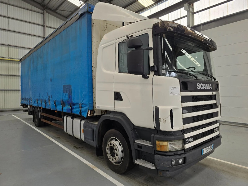 Curtainsider truck Scania R94-260 GB 4x2 / DHOLLANDIA 2000kg: picture 4