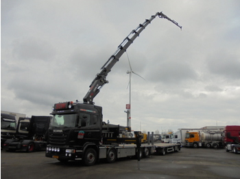 Dropside/ Flatbed truck Scania R 450 8X2: picture 1
