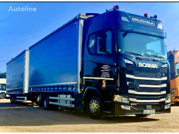 Curtainsider truck SCANIA S 500