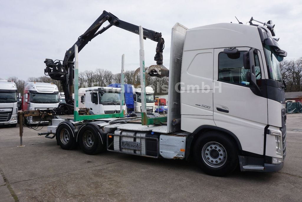 Timber truck, Crane truck Volvo FH 500 Globe LL 6x4 Palfinger M100Z96 *VEB+/AHK: picture 2