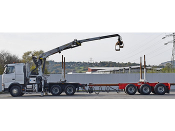 Timber truck, Crane truck Volvo FH 520 * EPSILON E260L83 * Anhänger /6x4: picture 5