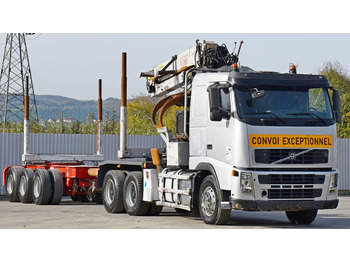 Timber truck, Crane truck Volvo FH 520 * EPSILON E260L83 * Anhänger /6x4: picture 4