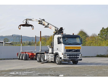 Timber truck, Crane truck Volvo FH 520 * EPSILON E260L83 * Anhänger /6x4: picture 2