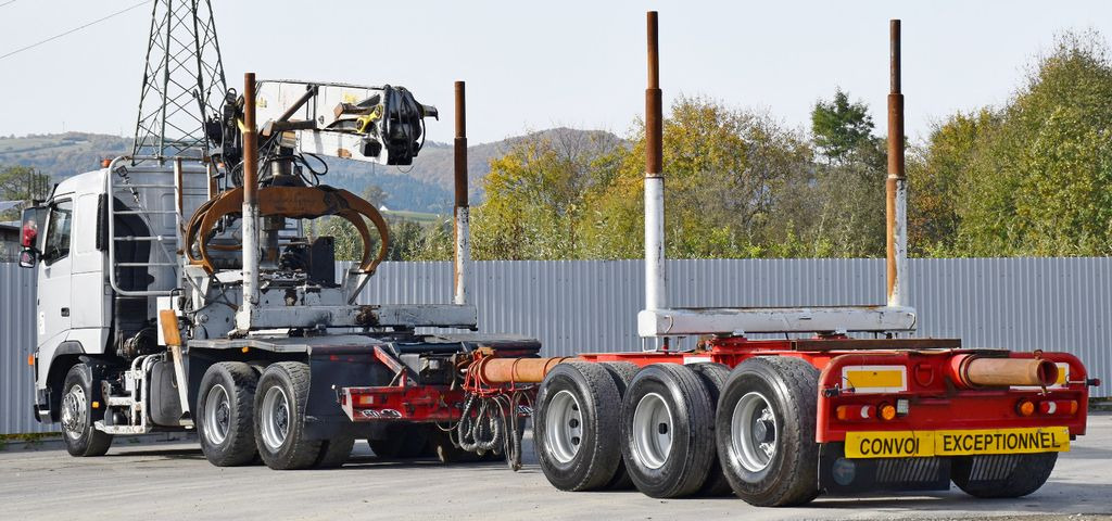 Timber truck, Crane truck Volvo FH 520 * EPSILON E260L83 * Anhänger /6x4: picture 7