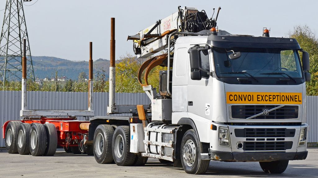 Timber truck, Crane truck Volvo FH 520 * EPSILON E260L83 * Anhänger /6x4: picture 4
