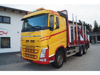 Timber truck, Crane truck Volvo FH 540 Holztrans. mit Penz 12Z9 Holzkran: picture 3