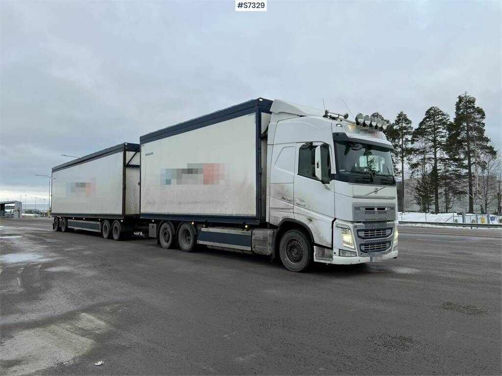 Volvo FH 6x2 wood chip truck with trailer on lease Volvo FH 6x2 wood chip truck with trailer: picture 14