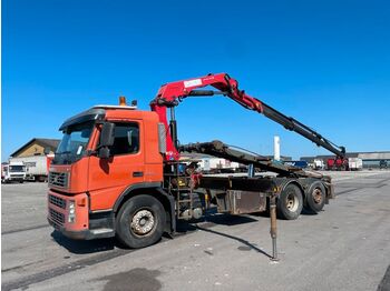 Container transporter/ Swap body truck, Crane truck Volvo FM9 300 6x2 / HMF 1820 K3 (Year: 2014): picture 1