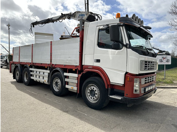 Dropside/ Flatbed truck Volvo FM 480 8X2 - EURO 5 - STEERING AXLE / LENK ACHSE + KENNIS 14.000R - I SHIFT: picture 1