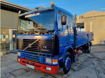 Dropside/ Flatbed truck Volvo F 12 400 4x2 stake body: picture 1