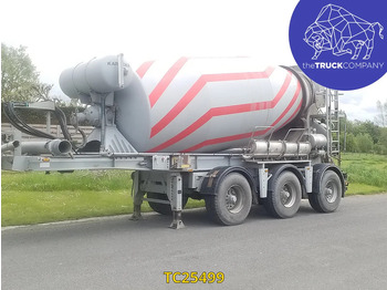 Concrete mixer semi-trailer