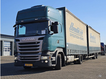 Curtainsider truck SCANIA R 450