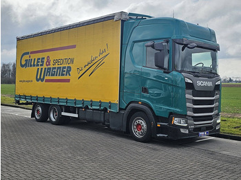 Curtainsider truck Scania S450 6X2*4 FORKLIFT CONN.: picture 5