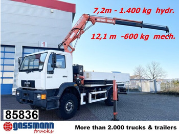 Dropside/ Flatbed truck MAN 14.224