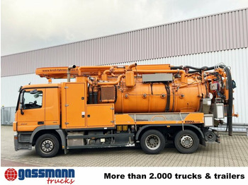 Road sweeper Mercedes-Benz Actros 2544 L 6x2, Lenkachse, Kroll: picture 3