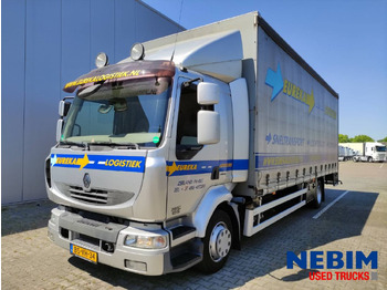 Curtainsider truck RENAULT Midlum 280