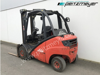 LPG forklift LINDE Gabelstapler H 35 T Gas + Seitenschieber: picture 4