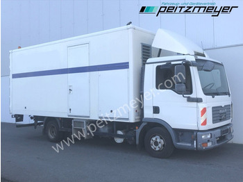 Box truck MAN TGL 8.180 BB Koffer mit Seitentür: picture 2