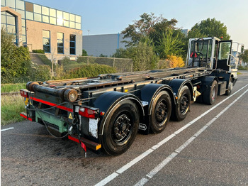 Container transporter/ Swap body semi-trailer Van Hool Cable system 90 tipping / disc brakes bpw / lifting axle / remote control: picture 2