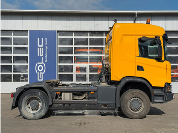 Tractor unit Scania G450 XT 4x4 Euro 6 SZM Kipphydraulik Blatt/ Luft: picture 2