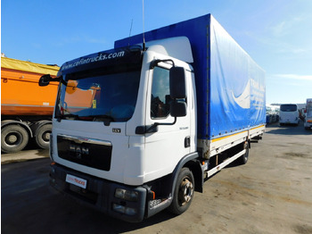 Curtainsider truck MAN TGL 8.180