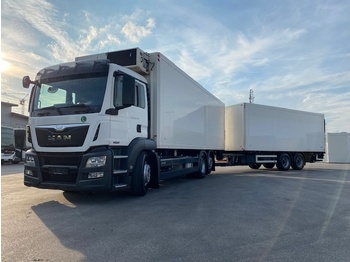 Refrigerator truck MAN TGS 26.440 6x2-2 Kühlkoffer mit Tandemanhänger: picture 1