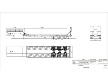 New Low loader semi-trailer for transportation of heavy machinery - SAnh Tieflader Tieflader-Auflieger Länge 13.150mm, verbreiterbar auf 3.500mm: picture 2