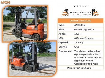 Forklift Toyota 426FGF15: picture 5