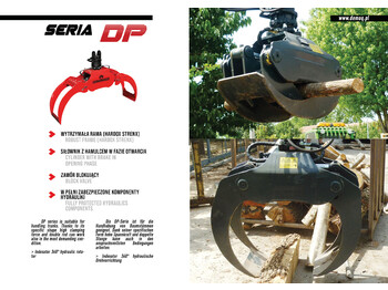 New Grapple for Construction machinery DEMOQ DP130 Log Grab 2000 kg: picture 2 New Grapple for Construction machinery DEMOQ DP130 Log Grab 2000 kg: picture 2