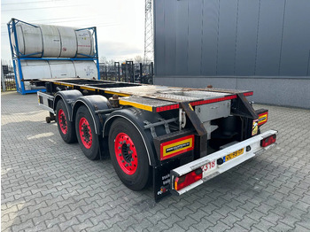 Container transporter/ Swap body semi-trailer Burg 20FT ADR (EX/II, EX/III, FL, AT), Leergewicht : 3.690kg, SAF INTRADISC, 2x Liftachse, NL-Chassis, 75% Reifen, APK/ADR: 07-2025: picture 3