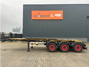 Container transporter/ Swap body semi-trailer Burg 20FT ADR (EX/II, EX/III, FL, AT), empty weight: 3.690kg, SAF INTRADISC, 2x liftaxle, ALCOA, NL-Chassis: picture 2