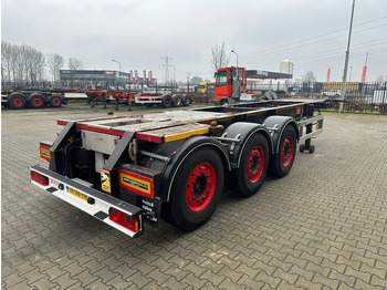 Container transporter/ Swap body semi-trailer Burg 20FT ADR (EX/II, EX/III, FL, AT), empty weight: 3.690kg, SAF INTRADISC, 2x liftaxle, ALCOA, NL-Chassis: picture 3