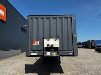 Dropside/ Flatbed semi-trailer Krone originele platte oplegger met rongpotten + rongen, liftas, schijfremmen, NL-oplegger: picture 4