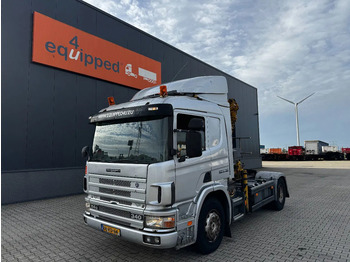Crane truck Scania P114-340 + HIAB 19-5 crane + remote / Euro-3 / 3 pedals / NL-truck / APK: 12-2025: picture 4