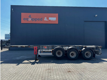 Container transporter/ Swap body semi-trailer Van Hool 20FT/30FT, ADR (EX/II, EX/III, FL, AT), BPW + drum, ALCOA, galvanized, liftaxle, NL-Chassis, 80% tyres: picture 3