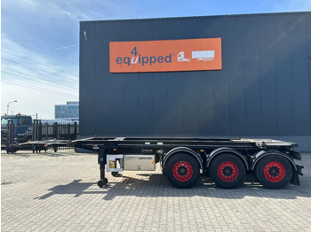 Container transporter/ Swap body semi-trailer Van Hool 20FT Tipping-chassis, ADR (EX/II, EX/III, FL, AT), SAF, 2 liftaxles, APK/ADR: 10-2025: picture 4