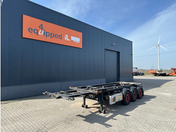 Container transporter/ Swap body semi-trailer Van Hool 20FT Tipping-chassis, ADR (EX/II, EX/III, FL, AT), SAF, 2 liftaxles, APK/ADR: 10-2025: picture 2