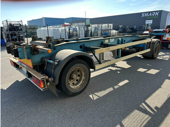 Container transporter/ Swap body trailer AJK AEEL/10-20 - 20T CONTAINERAANHANGER LUCHTVERING - DRUM BRAKES - AIR SUSP. - GIGANT ASSEN - 40mm - BELGISCHE PAPIEREN: picture 5