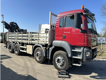 Crane truck MAN TGS 35.420 8x4 + CRANE HIAB X-HIPRO 302 EP-5 - 192.000km - ROTATOR - 5/6 F - PLATFORM 6m55 - AIR SUSPENSION - TUV 06/2025 - TOP CONDITION: picture 2