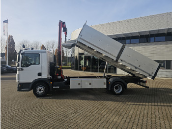 Tipper, Crane truck MAN TGL 10.220: picture 5